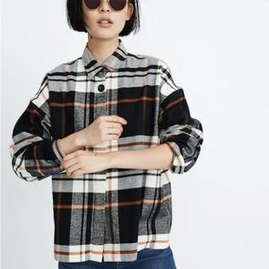 Madewell Flannel Bromley Button Down Shirt Shirt Size XS